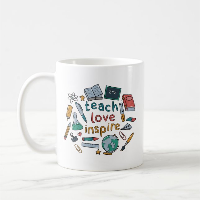 Mug Teach Love Inspire (Gauche)