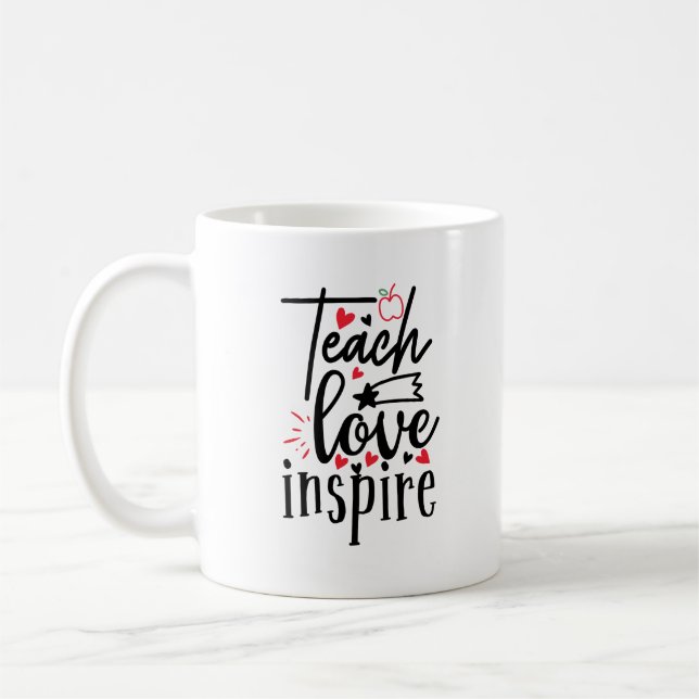 Mug Teach Love Inspire (Gauche)