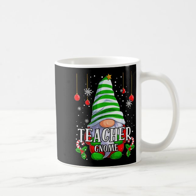 Mug Teacher Gnome Christmas Pajamas Matching Family Gr (Droite)