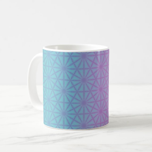 Mug Teal and pale purple gradient  (Devant gauche)