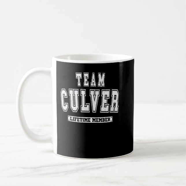 Mug Team CULVER Litime Member Nom de famille (Gauche)
