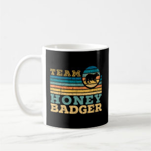 Mug Team Honey Badger Fearless Animal Ratel Courageux