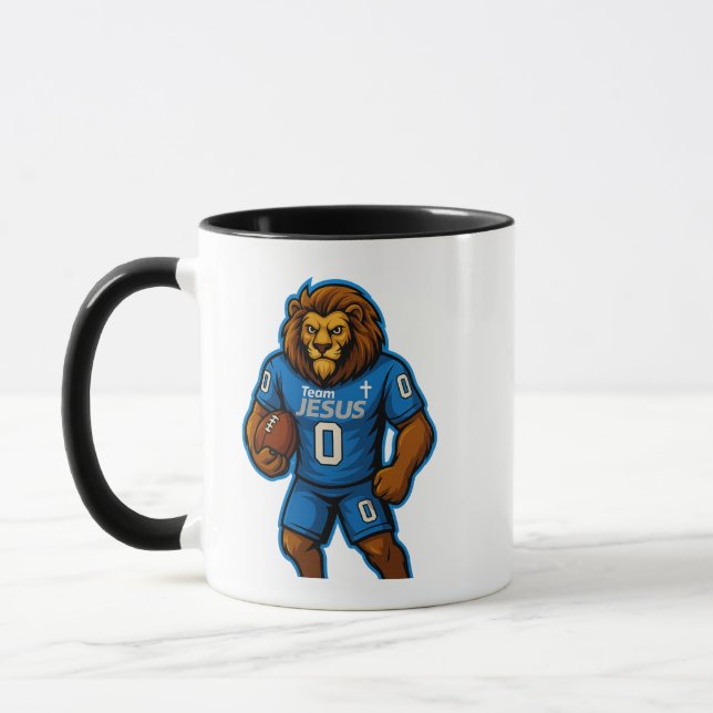 Mug Team JESUS Football 0 - Christian (Gauche)