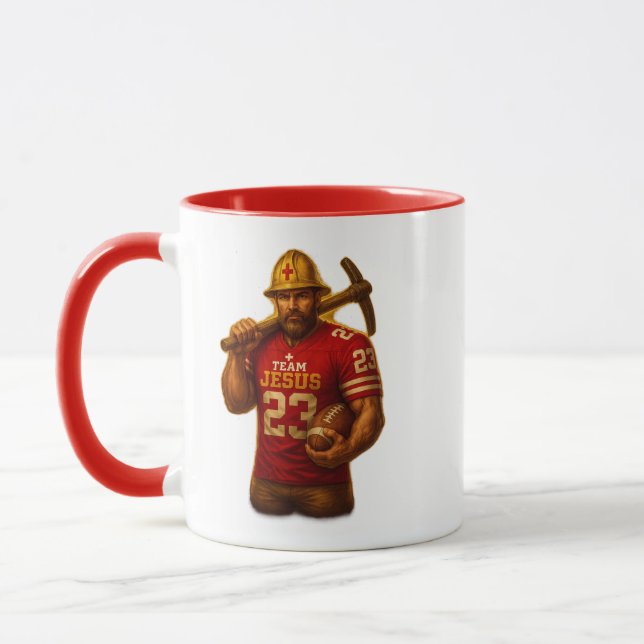 Mug Team JESUS Football 23 - Christian (Gauche)
