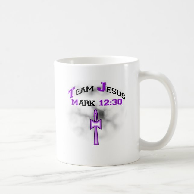 Mug Team Jesus Mark 12:30 (Droite)