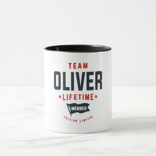 Mug Team Oliver Lifetime Membre Funny Nom Oliver