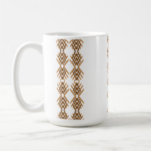 Mug Tebeb Tissage Géométrique – Motif Tribal Éthiopien