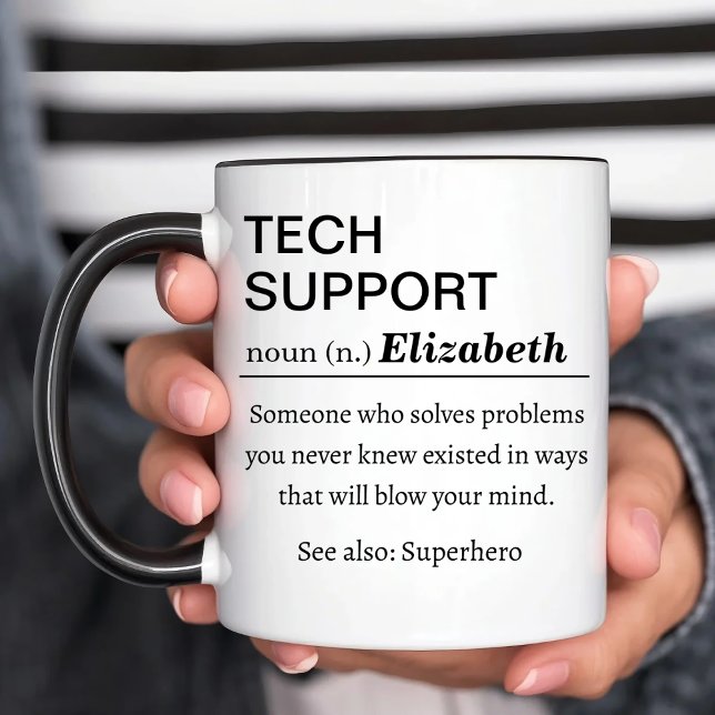 Mug Tech Support Definition (Créateur téléchargé)