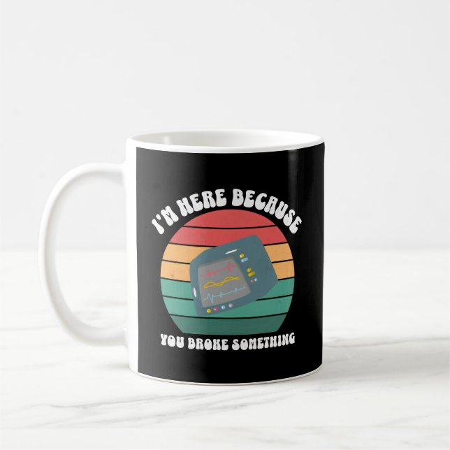 Mug Technicien biomédical en technologie biomédicale (Gauche)