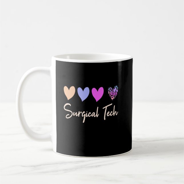 Mug Technicien de chirurgie de Surg Scrub Tech Technic (Gauche)