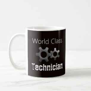 Mug Technicien de classe mondiale personnalisé