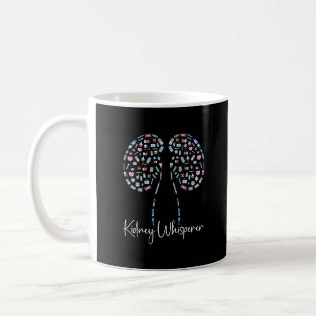 Mug Technicien en dialyse Rein Whisperer Tech Infirmiè (Gauche)