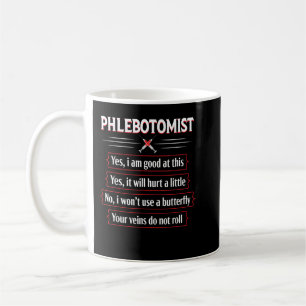 Mug Technicien en pharmacie Phlebotomiste Funny Humour