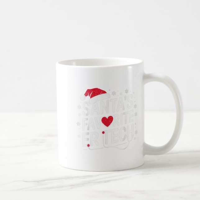 Mug Technicien en salle d'urgence de Noël Père Noël Fa (Droite)