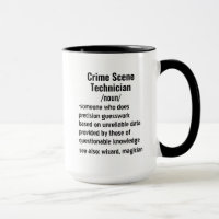 Technicien en scène de crime amusant Définition ca