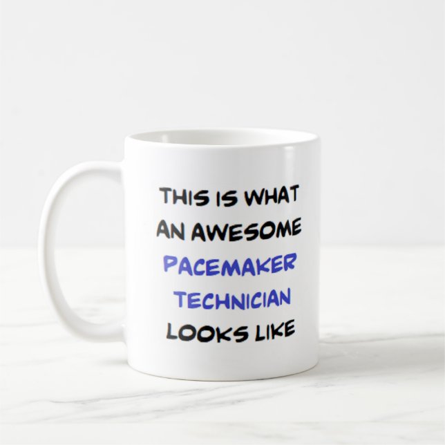 Mug technicien pacemaker, génial (Gauche)