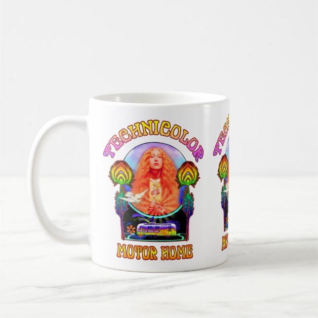 Mug Technicolor Moteur Accueil Dame de la Paix (Gauche)