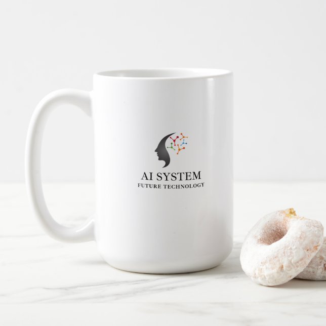MUG TECHNOLOGIE FUTURE DU SYSTÈME D'IA (Avec donut)