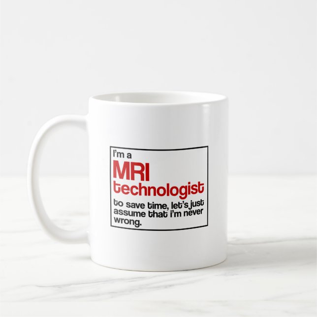 Mug Technologue d'IRM (Gauche)