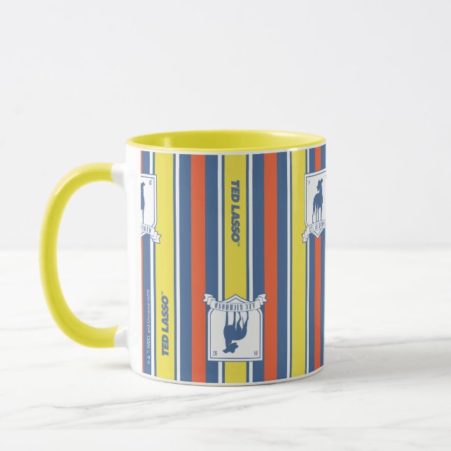 Mug Ted Lasso | AFC Richmond Logo Motif de bande (Gauche)
