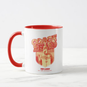 Mug Ted Lasso   Badge de la barbe de l'entraîneur