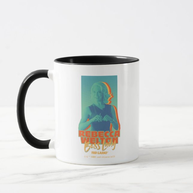 Mug Ted Lasso | Rebecca Welton Boss Lady Graphic (Gauche)