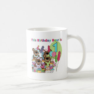 Mug Teddy Bear Party 1st Birthday tshirts et cadeaux