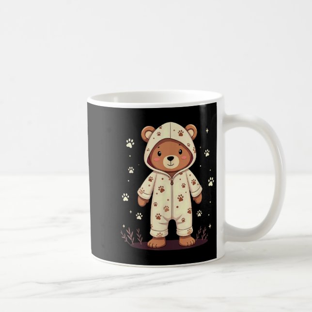 Mug Teddy Bear Wearing Pajamas  (Droite)