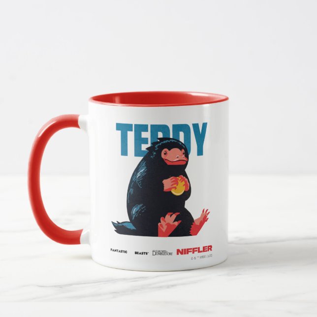 Mug Teddy Vintage Graphic (Gauche)