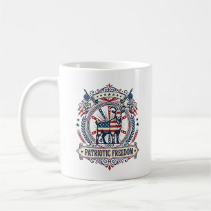 Mug Tee-shirt graphique vectoriel de la ferme de chèvr