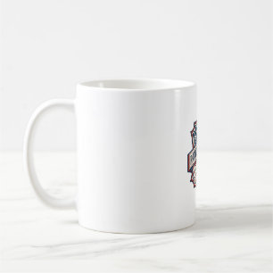 Mug Tee-shirt graphique vectoriel d'esprit de camp d'é