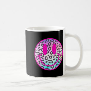 Mug Tee-shirt tendance préppy visage sourire léopard r