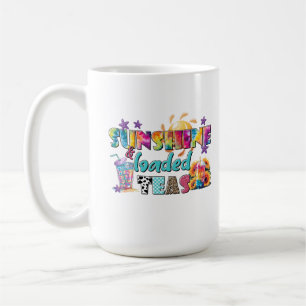 Mug Tee Sunshine & Loaded Teas Vibes Colorées d'Été