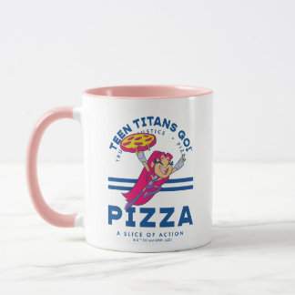 Mug Teen Titans Go ! Starfire "Truth Justice Pizza"
