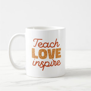 Mug Téléchargement Léopard Enseigner Amour Inspirer Ty