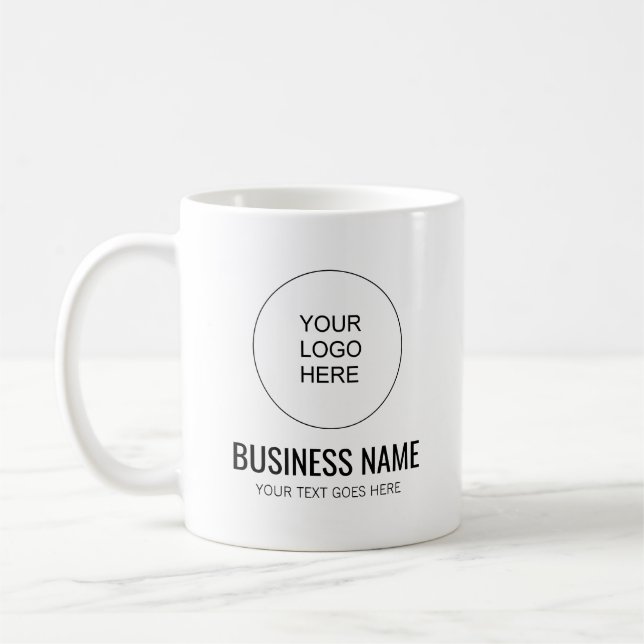 Mug Télécharger le logo de l'entreprise ici Modèle tex (Gauche)