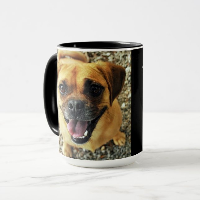 Mug Téléchargez simplement une photo préférée Ajouter  (Devant gauche)