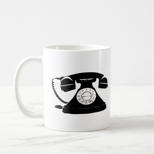 Mug Téléphone Rotary (Gauche)