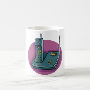 Mug Téléphonie Et Bouchon De Machine De Réponse