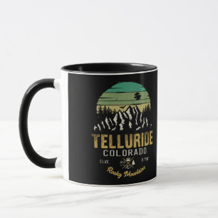 Mug Telluride Colorado Montagnes Retro Vintage