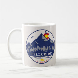 Mug Telluride Colorado Retro Sunset Ski Souvenirs