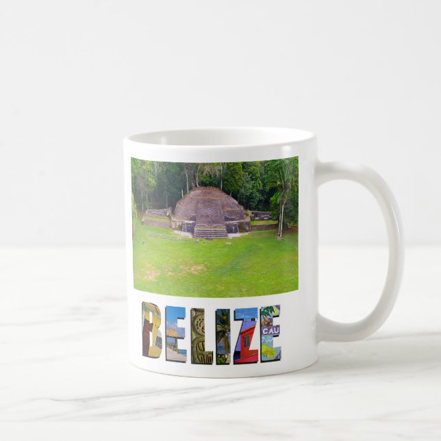Mug Temple de ruine maya antique du Belize tropical Ph (Droite)