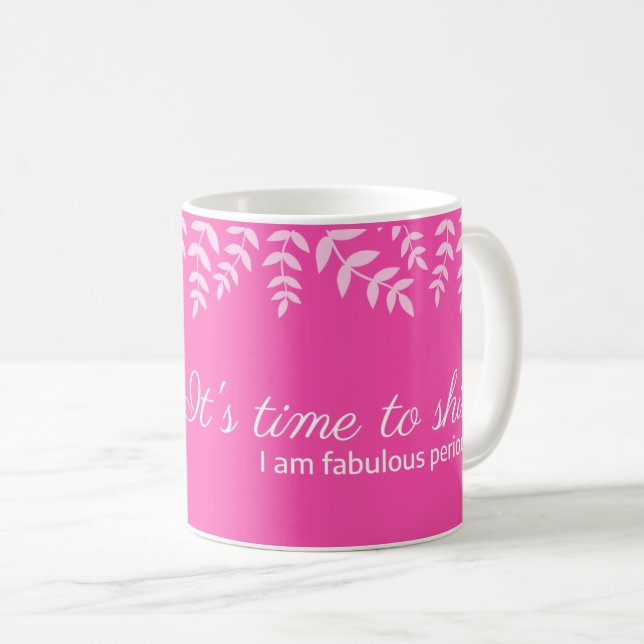 Mug Temps de brillance : Citation motivante (Devant droit)