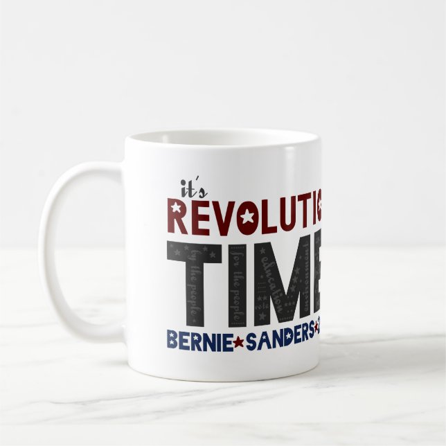 Mug Temps de révolution - ponceuses 2016 de Bernie (Gauche)
