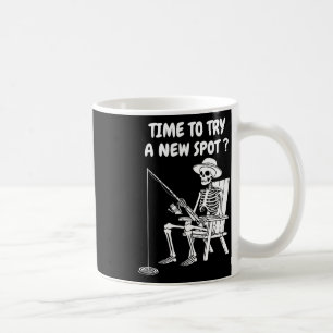 Mug Temps D'Essayer Un Nouveau Lieu Drôle Pêche 1