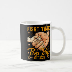 Mug Temps Ft pp Est 2026 Nouveau Bébé Rétro Fête des P