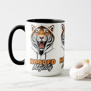Mug Tendance à l'enroulement   Tigre dans un Sweat - s