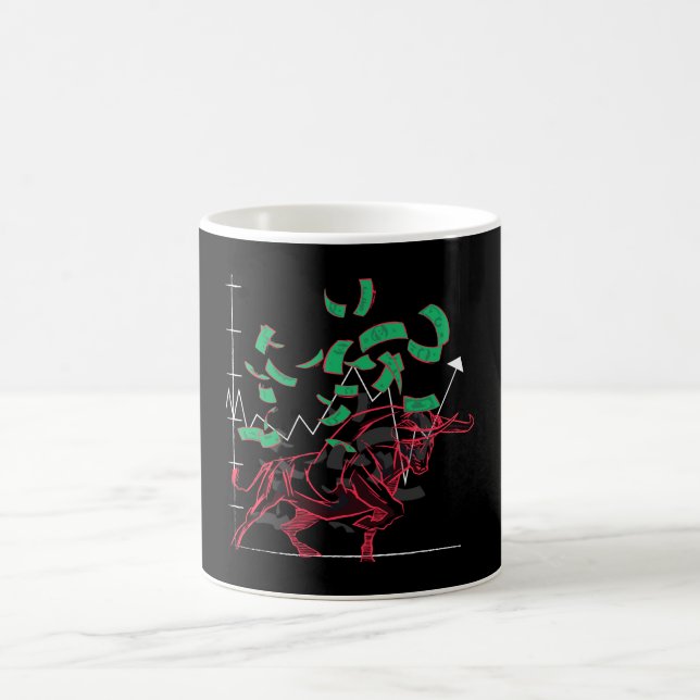 Mug Tendance haussière du marché stock (Centre)