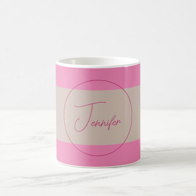 Mug Tendance Minimaliste Moderne Plaine Simple Couleur (Centre)