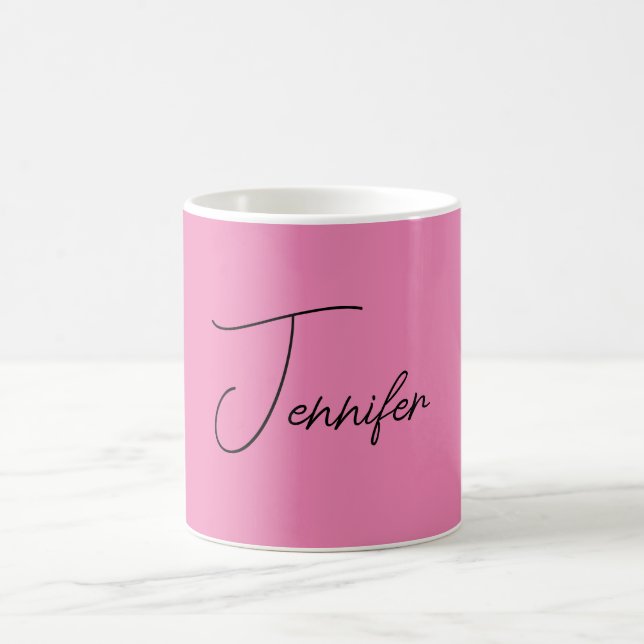 Mug Tendance Minimaliste Moderne Plaine Simple Couleur (Centre)